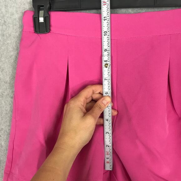 Sincerely Jules‎ Shorts Small Pink Pleated Career Church Preppy Academia Dressy - Picture 6 of 10